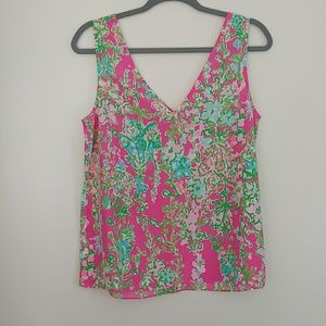 LillyPulitzer Silk Top Size M New with Tags